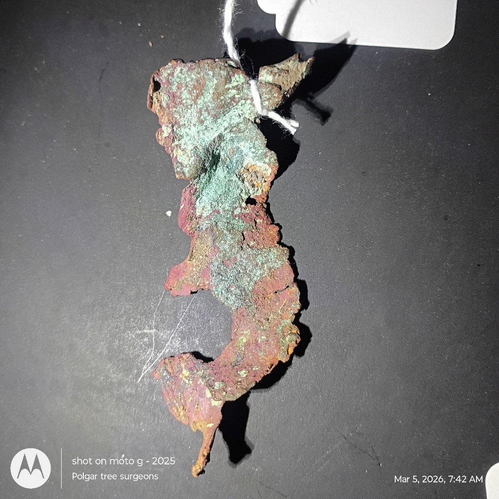 Michigan Native Copper Mineral Specimen Collectors Collection